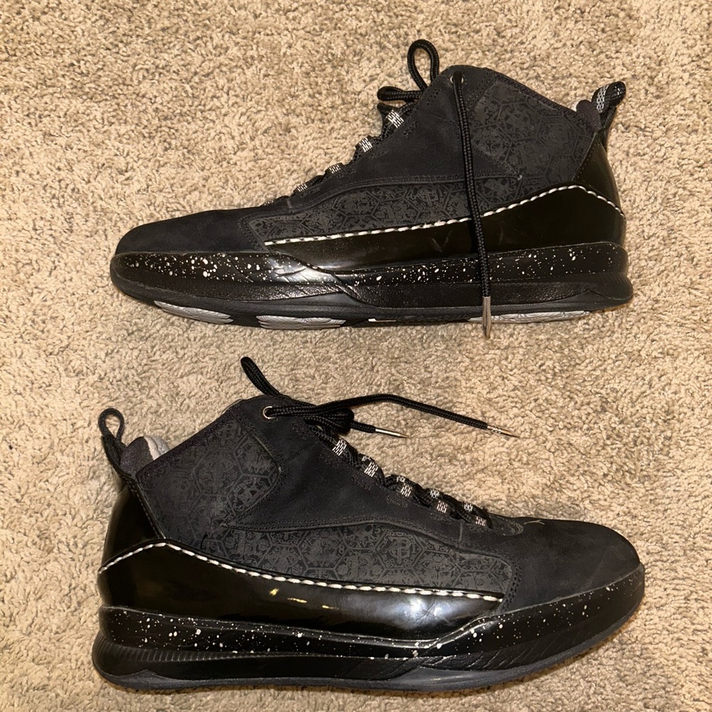 Size 10.5 - Air Jordan CP3.III Black Silver